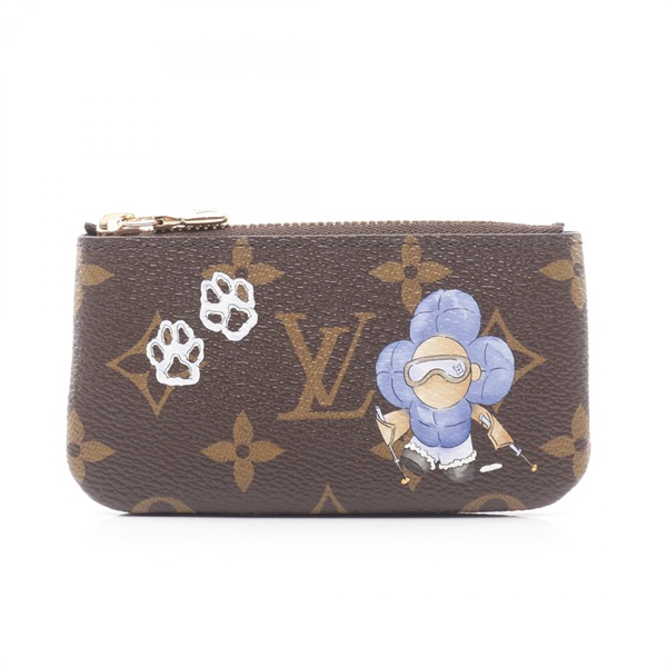 LOUIS VUITTON Pochette Cles Vivienne Coin purse Key pouch case Monogram M15341