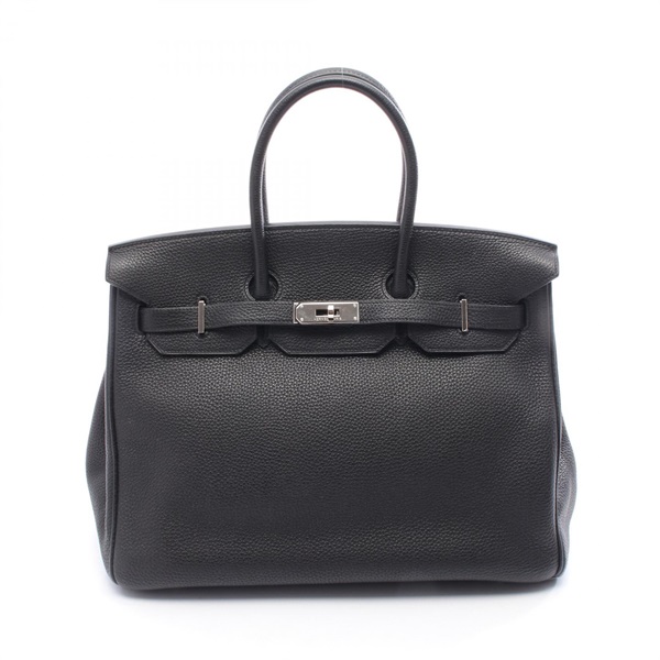 HERMES Birkin 35 Handbag Togo leather Black Used Women M SHW