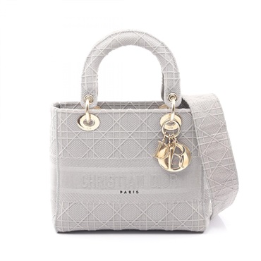 Christian Dior LADY D-LITE Medium Bag Cannage Shoulder Handbag M0565OREY_M950 CD