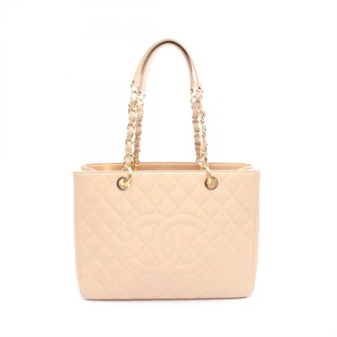 CHANEL Matelasse Grand Shopping GST Tote chain shoulder Bag A50995 leather GHW