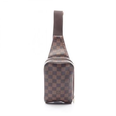 LOUIS VUITTON geronimos Waist bum belt bag N51994 Damier Ebene Used unisex LV