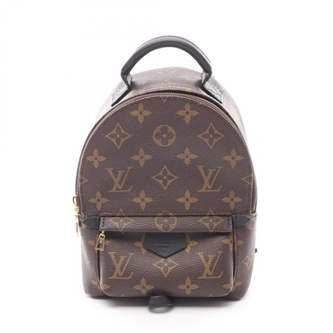 LOUIS VUITTON Palm Springs Backpack Mini Rucksack M44873 Monogram leather Used
