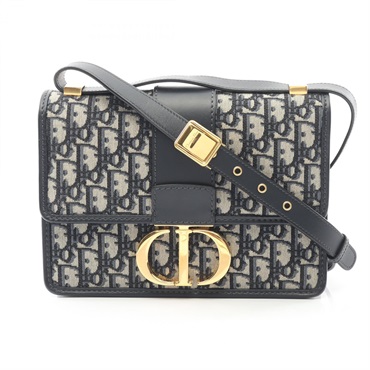 Christian Dior 30 MONTAIGNE Oblique Shoulder Bag M9203UTZQ_M928 Jacquard leather