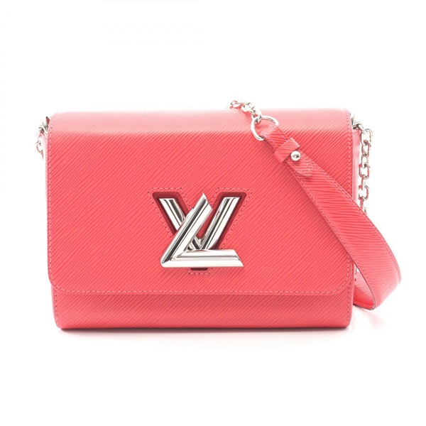 LOUIS VUITTON Twist MM chain Shoulder Bag M51004 Epi leather Poppy petal Used