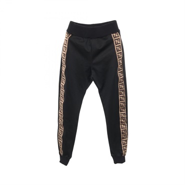 FENDI Fendirama Track Pants Pants #38 cotton polyester Black Brown Used Women