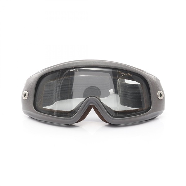 Christian Dior Snow Ski Goggles Plastic Gray Used unisex