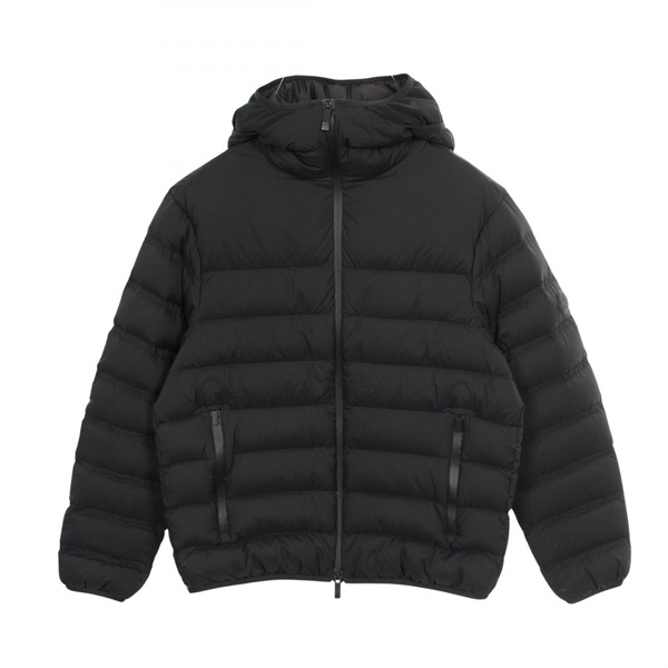MONCLER ARROUX Down jacket Nylon Black Used mens size 0