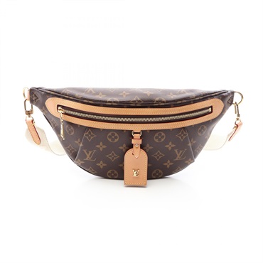 LOUIS VUITTON High Rise Waist bum belt bag M46784 Monogram leather Brown Used