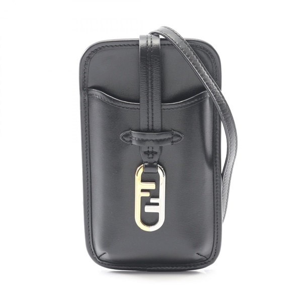 FENDI O'Lock Zucca Phone case holder Shoulder Crossbody Bag 7AS131-AHMO Used