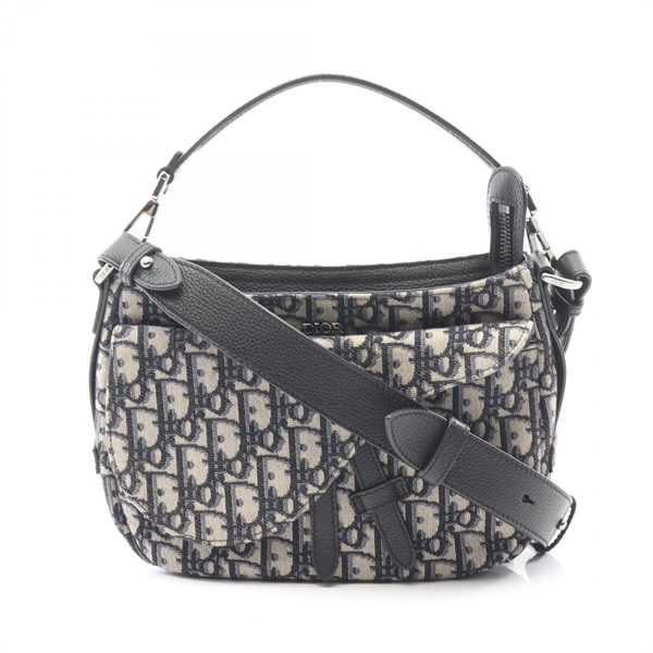 Christian Dior Saddle Mini Soft Oblique Shoulder Bag 1ADH0024YKY canvas Beige CD