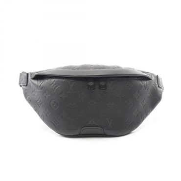 LOUIS VUITTON Discovery Bum Waist Bag M44388 Monogram Shadow leather Black Used