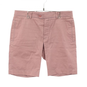 HERMES short Pants 21-5420 cotton Brown #42 Used mens