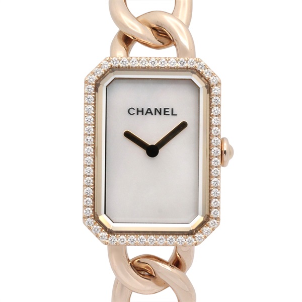 CHANEL Premiere Diamond bezel Wrist Watch H4412 Quartz K18KRG Gold Used Women CC