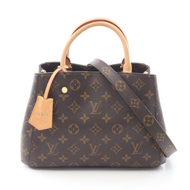 LOUIS VUITTON Montaigne BB shoulder crossbody Handbag M41055 Monogram leather