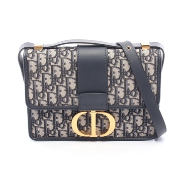 Christian Dior 30 MONTAIGNE Oblique Jacquard Shoulder Bag M9203UTZQ_M928 canvas