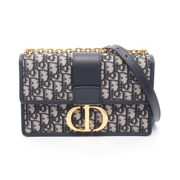 Christian Dior 30 MONTAIGNE Oblique Jacquard Shoulder Bag M9208UTZQ_M928 canvas