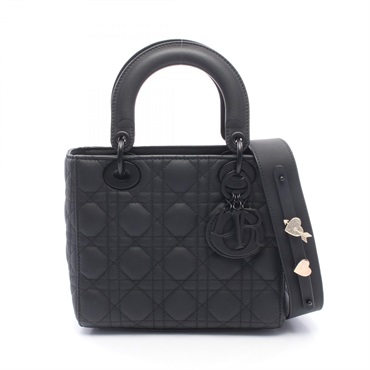 Christian Dior LADY DIOR MY ABCDIOR Small Cannage crossbody Handbag leather BK