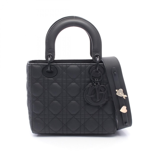 Christian Dior LADY DIOR MY ABCDIOR Small Cannage crossbody Handbag leather BK