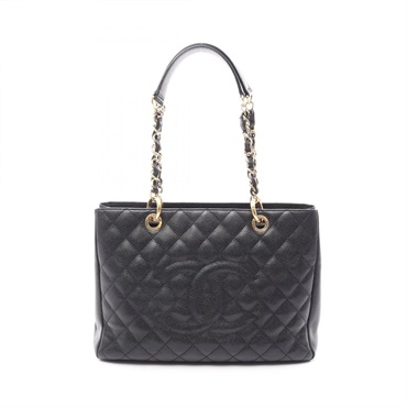 CHANEL Matelasse Grand Shopping GST Tote chain shoulder Bag A50995 Calfskin GHW