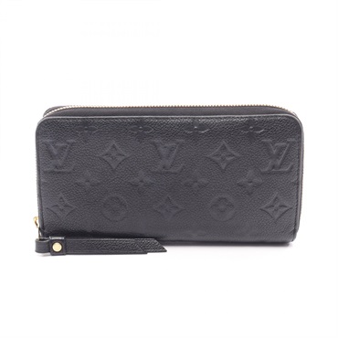LOUIS VUITTON Zippy wallet Around long purse M61864 Monogram empreinte Noir LV