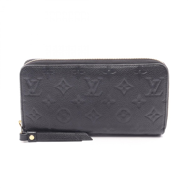 LOUIS VUITTON Zippy wallet Around long purse M61864 Monogram empreinte Noir LV
