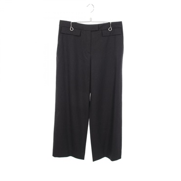 HERMES Pants pt610 wool Gray Used Women size 38
