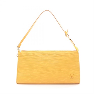 LOUIS VUITTON Pochette Accessoires Handbag pouch M52959 Epi Tassili Yellow LV