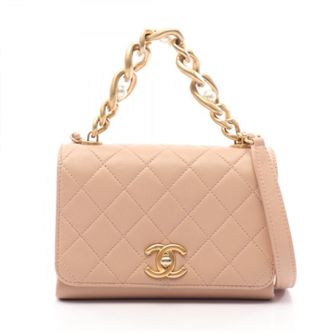 CHANEL Mini Matelasse Antique GHW Chain Crossbody Shoulder Bag AS2638 leather CC