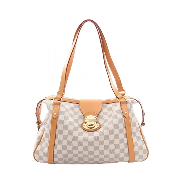 LOUIS VUITTON Stresa PM Shoulder Bag N42220 Damier Azur canvas leather Used LV