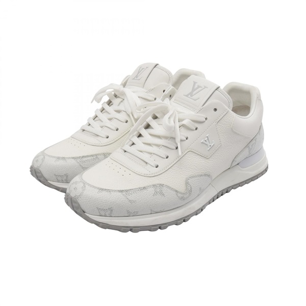 LOUIS VUITTON Runaway Monogram sneakers #8 shoes 1ADG5U leather White Used mens