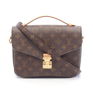 LOUIS VUITTON Pochette Metis MM crossbody shoulder Handbag M44875 canvas leather