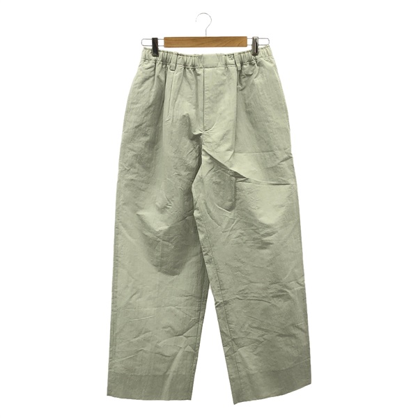 HERMES Pants 455320H694 cotton White Used Women size 40