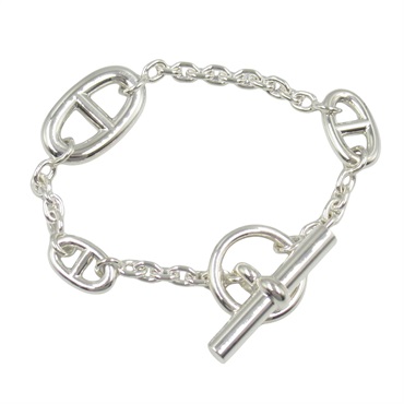 HERMES Farandole Bracelet Silver925 unisex