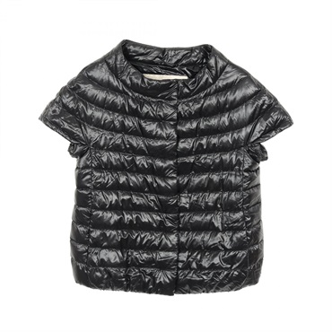 Herno Short Sleeve Down jacket Nylon Black #44 Used Women