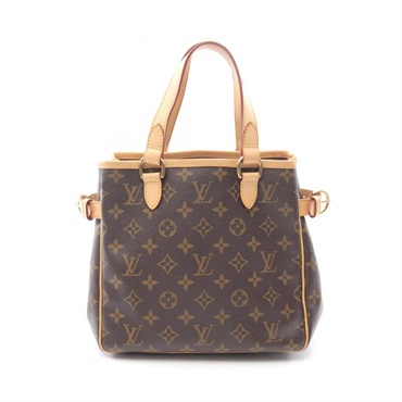LOUIS VUITTON Batignolle Hand tote bag M51156 Monogram canvas Brown Used Women