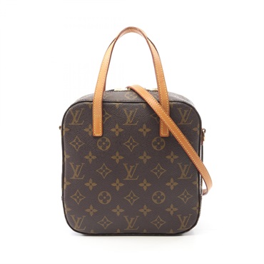 LOUIS VUITTON Spontini Shoulder Handbag M47500 Monogram canvas leather Brown