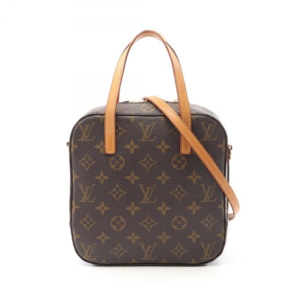 LOUIS VUITTON Spontini Shoulder Handbag M47500 Monogram canvas leather Brown