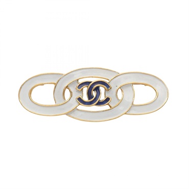 CHANEL COCO Mark Brooch pin Gold Plated Used Women CC