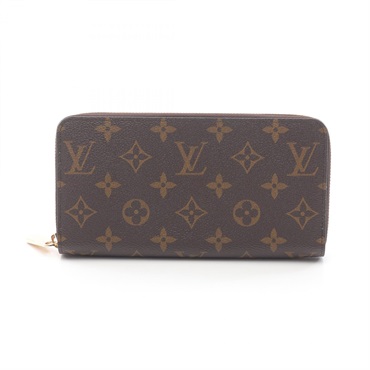 LOUIS VUITTON Zippy wallet Around long M42616 Monogram Canvas Brown Used LV