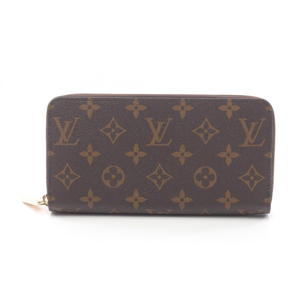 LOUIS VUITTON Zippy wallet Around long M42616 Monogram Canvas Brown Used LV