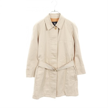 BURBERRY LONDON Trench coat jacket cotton Beige Used Women #40