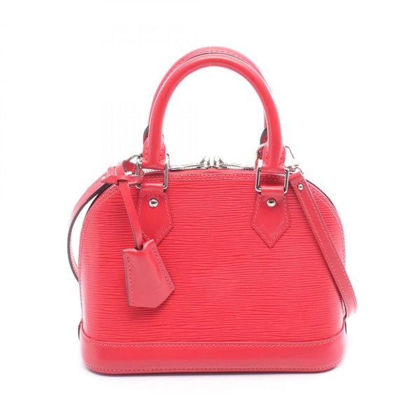 LOUIS VUITTON Alma BB Shoulder Handbag M53357 Epi leather Red Freesia Used Women