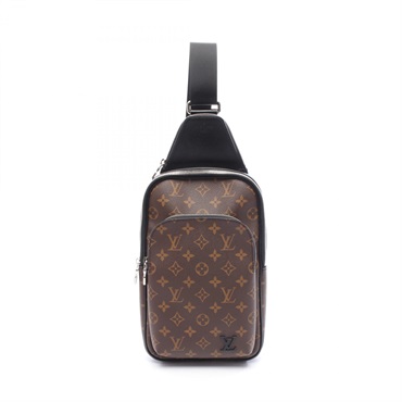 LOUIS VUITTON Avenue Sling Waist bum belt bag M46327 Monogram Macassar leather