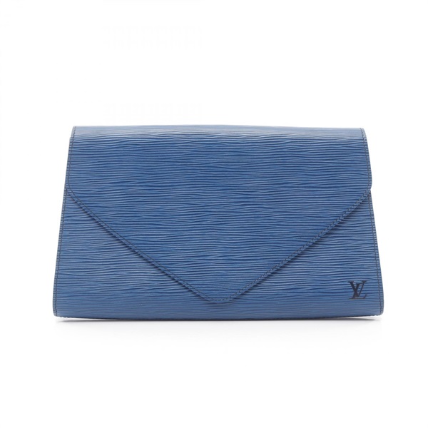 LOUIS VUITTON Art Deco business second clutch bag M52635 Epi Toledo Blue used LV