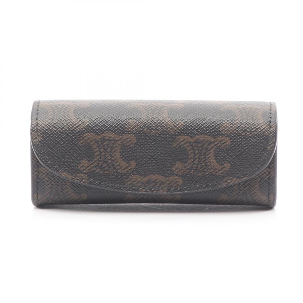CELINE Triomphe Ring accessory Case  4M0392DIZ.38NO PVC coated canvas Used Women