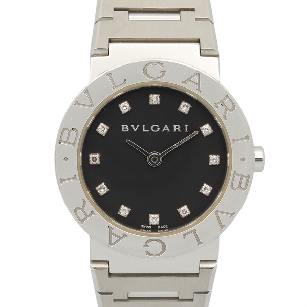 BVLGARI bulgari bulgari 12P Diamond Wrist Watch BB26SS Quartz SS Used Women