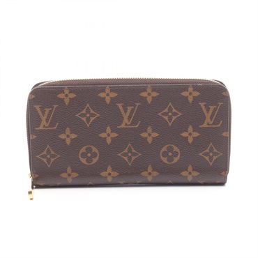 LOUIS VUITTON Zippy Long Wallet M42616 Monogram canvas Brown Used unisex LV