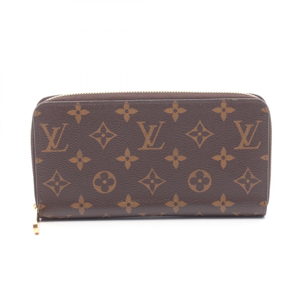 LOUIS VUITTON Zippy Long Wallet M42616 Monogram canvas Brown Used unisex LV