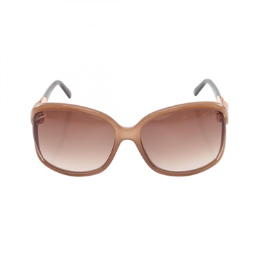 GUCCI Regular Fit Butterfly Bamboo Sunglasses GG3671/S Plastic Pink Brown Used