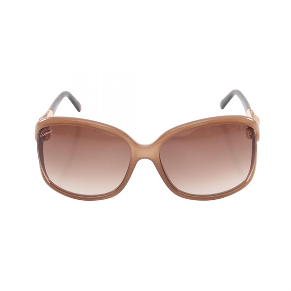 GUCCI Regular Fit Butterfly Bamboo Sunglasses GG3671/S Plastic Pink Brown Used